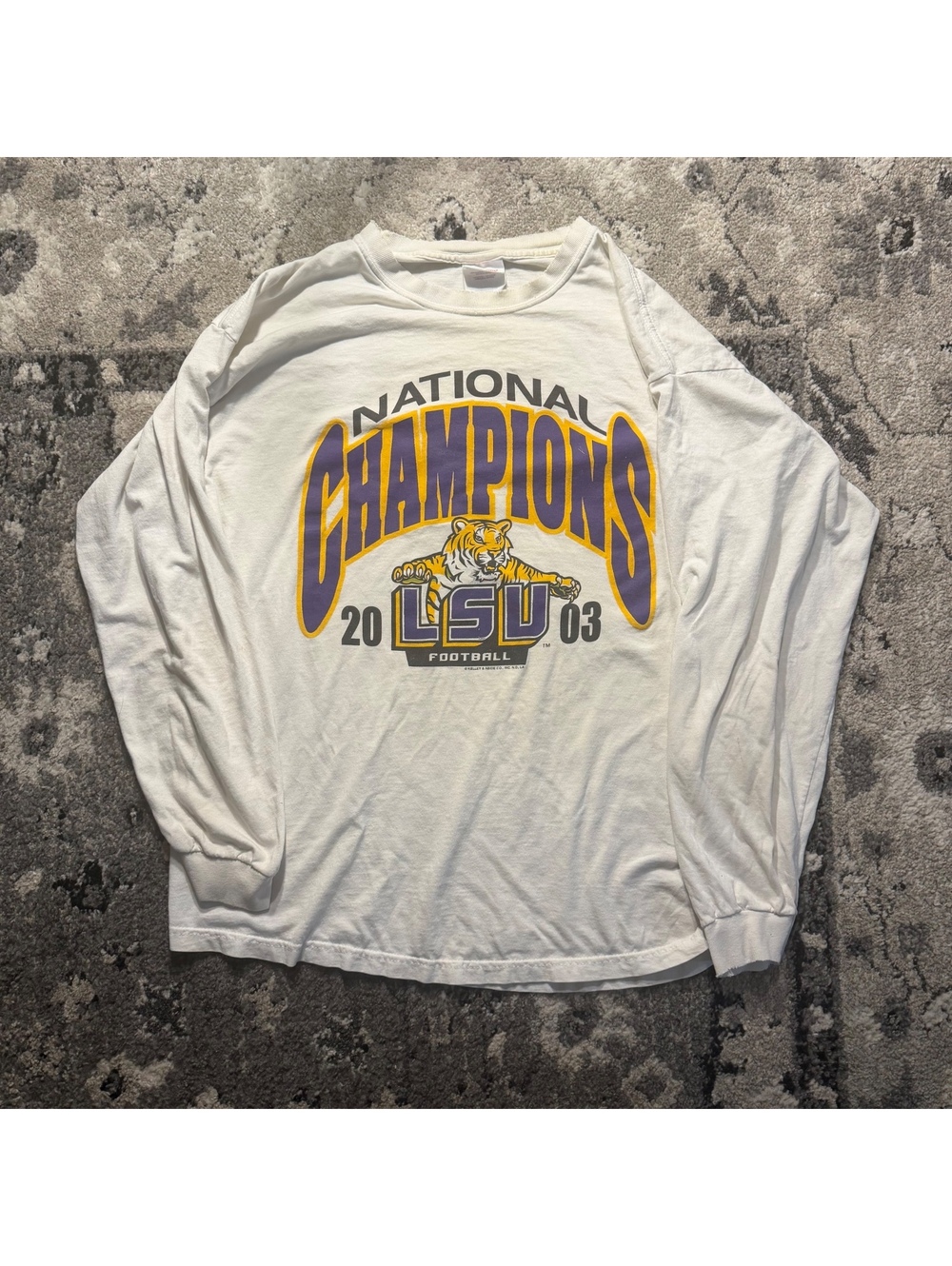 Vintage Hanes Heavyweight LSU 2003 National Champions